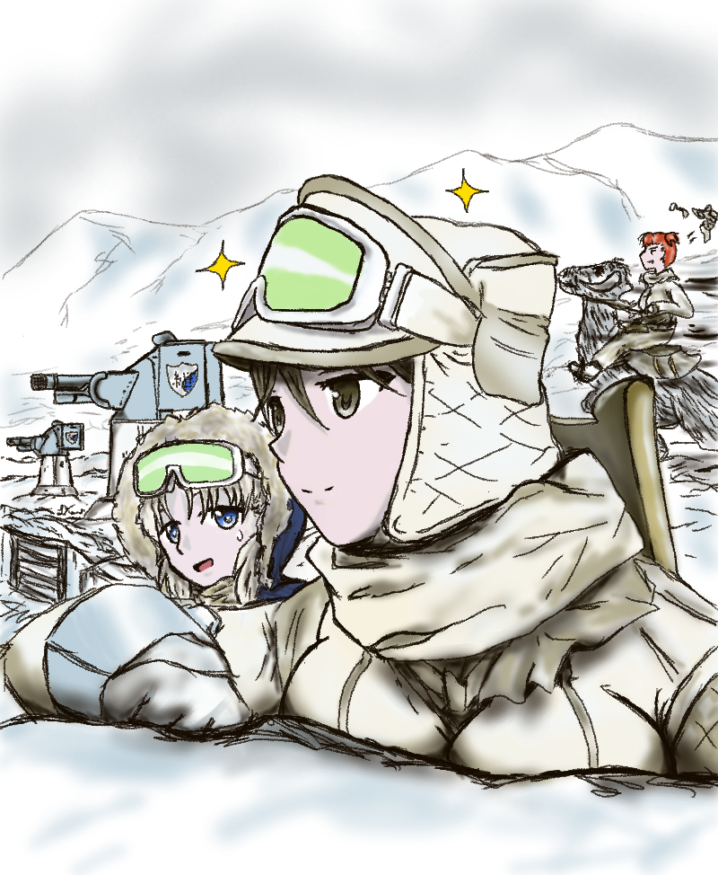 Aki (Girls Und Panzer) Rule 34 Image