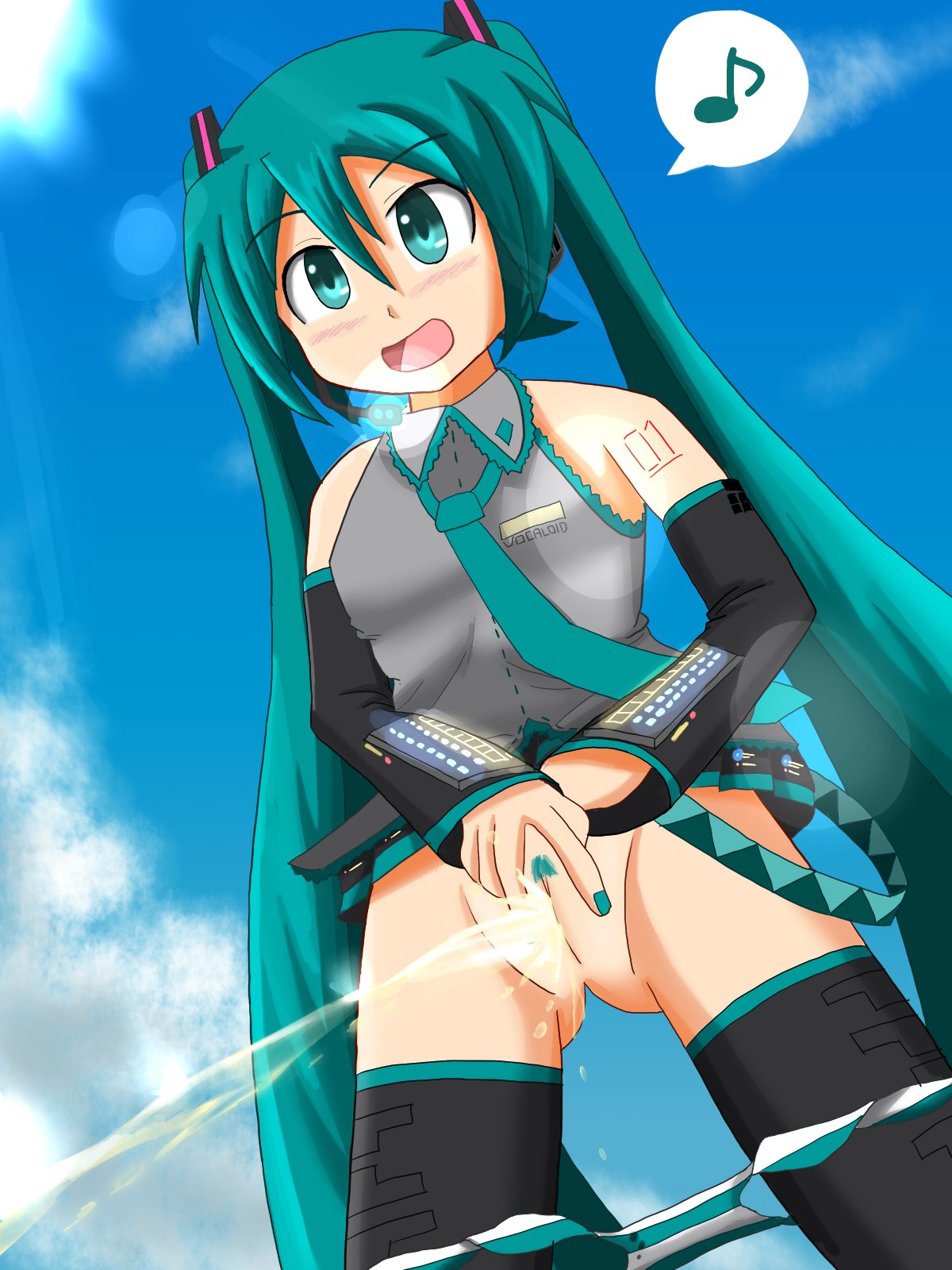 Hatsune Miku (Vocaloid) Rule 34 Image