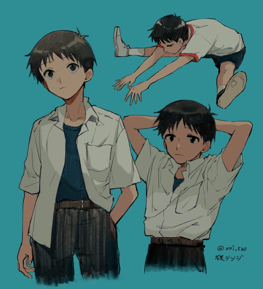 Ikari Shinji (Neon Genesis Evangelion) Rule 34 Image