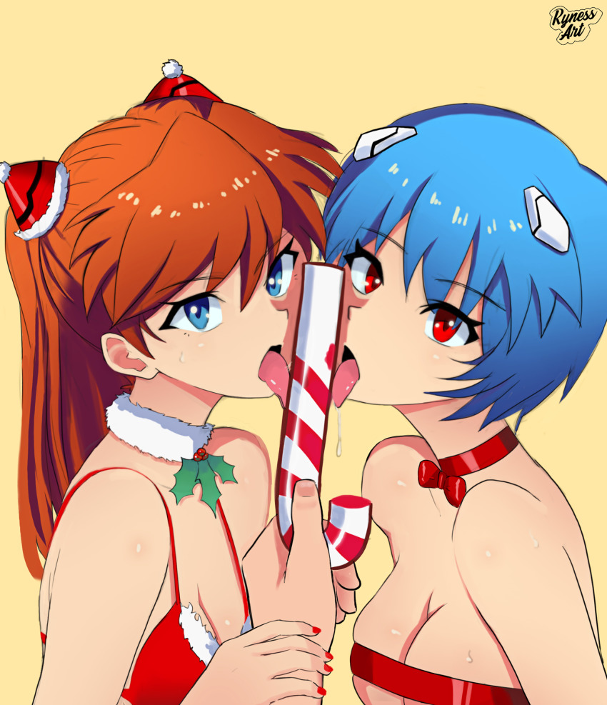 Ayanami Rei (Christmas) Rule 34 Image