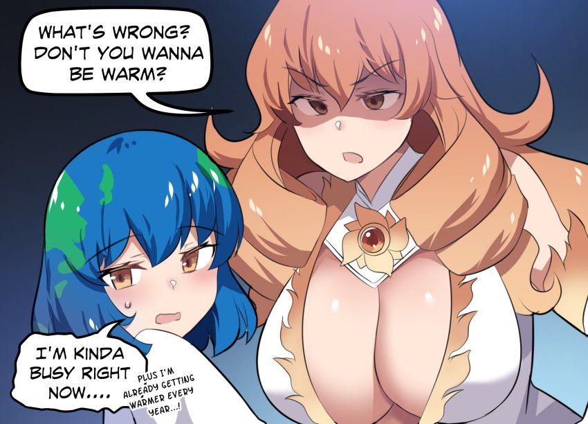 Earth-Chan (Original) Rule 34 Image
