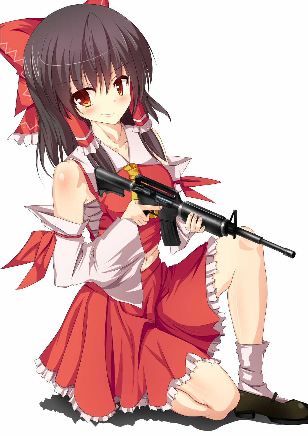 Hakurei Reimu (Cookie (Touhou)) Rule 34 Image