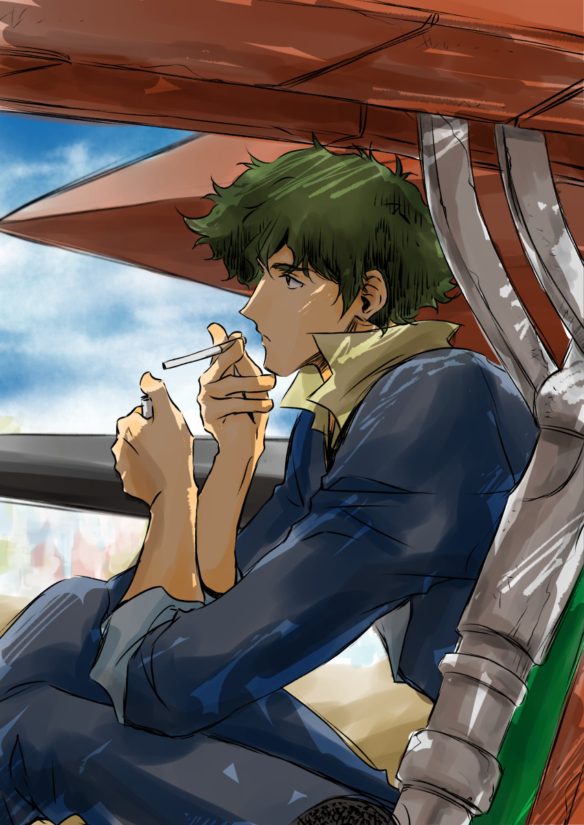 Spike Spiegel (Cowboy Bebop) Rule 34 Image