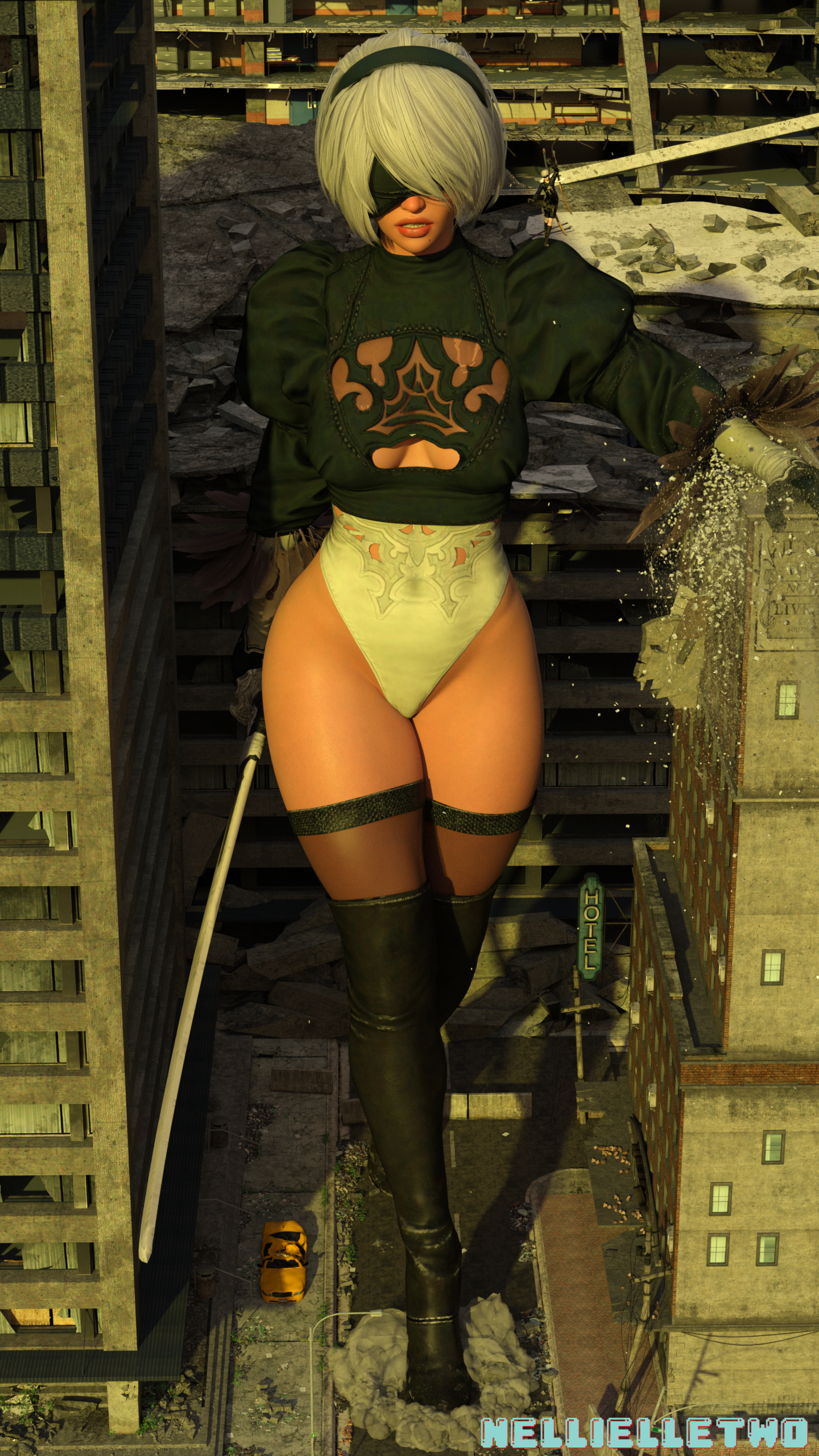 Yorha 2b (Nier) Rule 34 Image