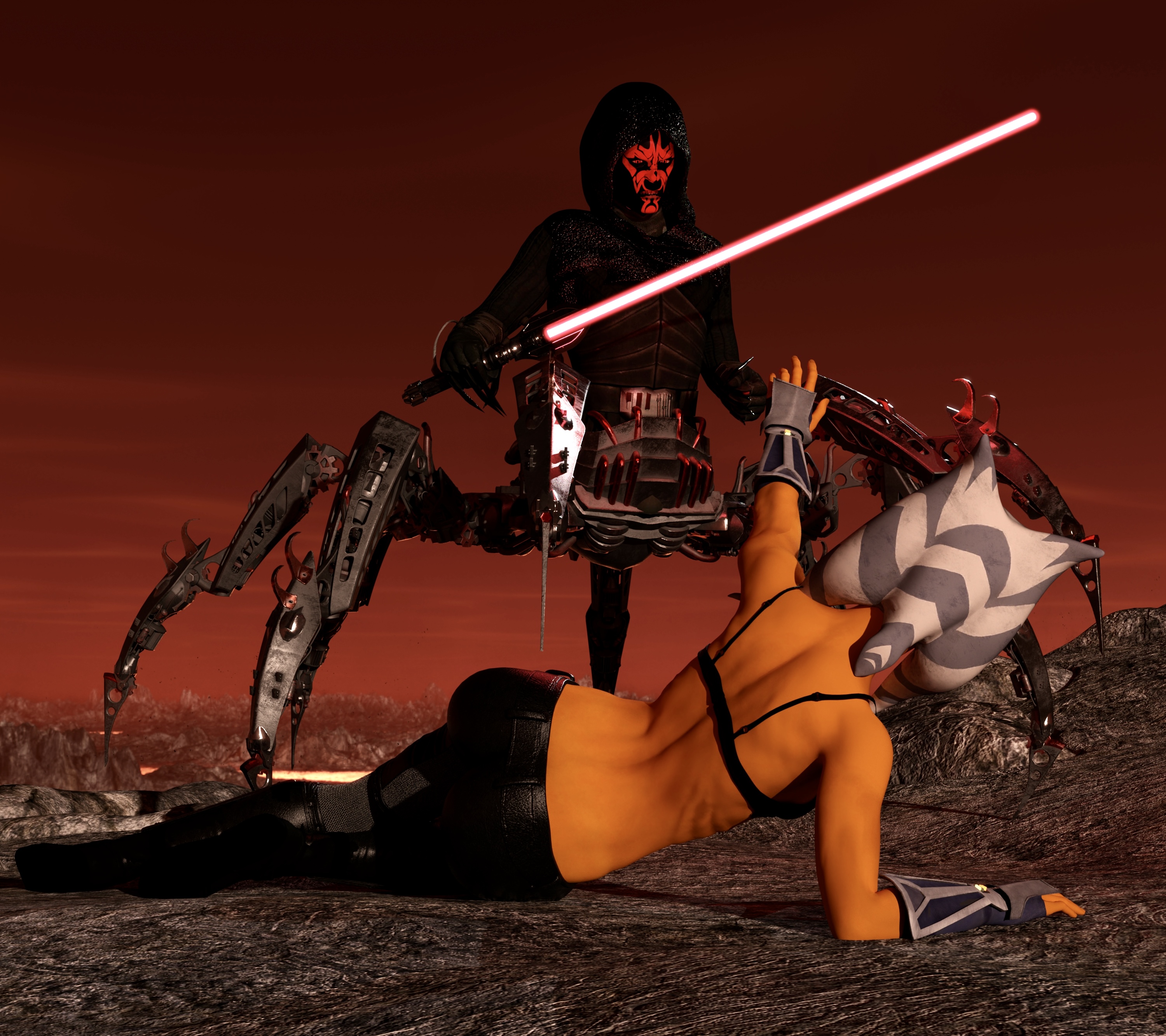 Ahsoka Tano (Star Wars) Rule 34 Image