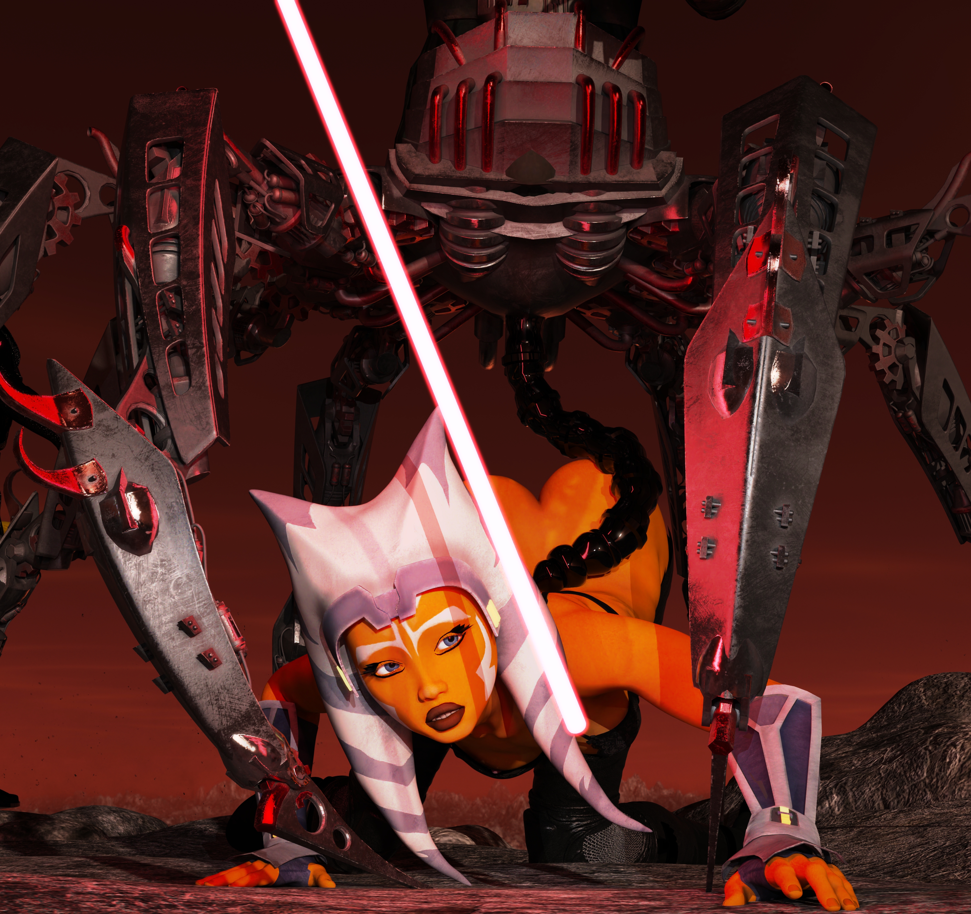 Ahsoka Tano (Star Wars) Rule 34 Image