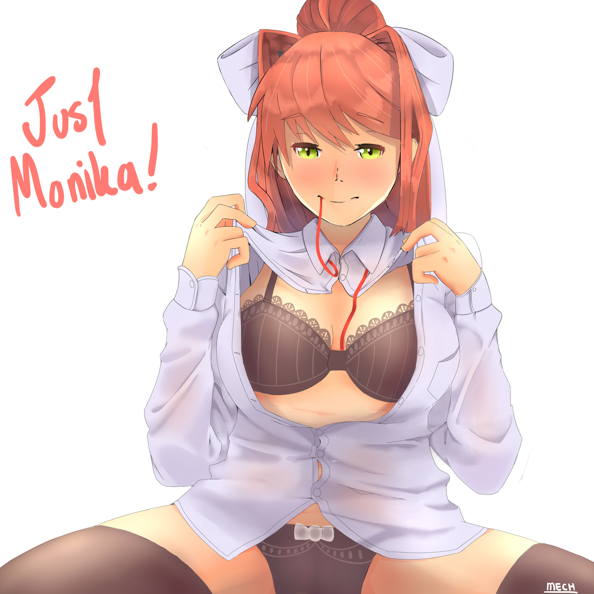Monika (Doki Doki Literature Club) Rule 34 Image
