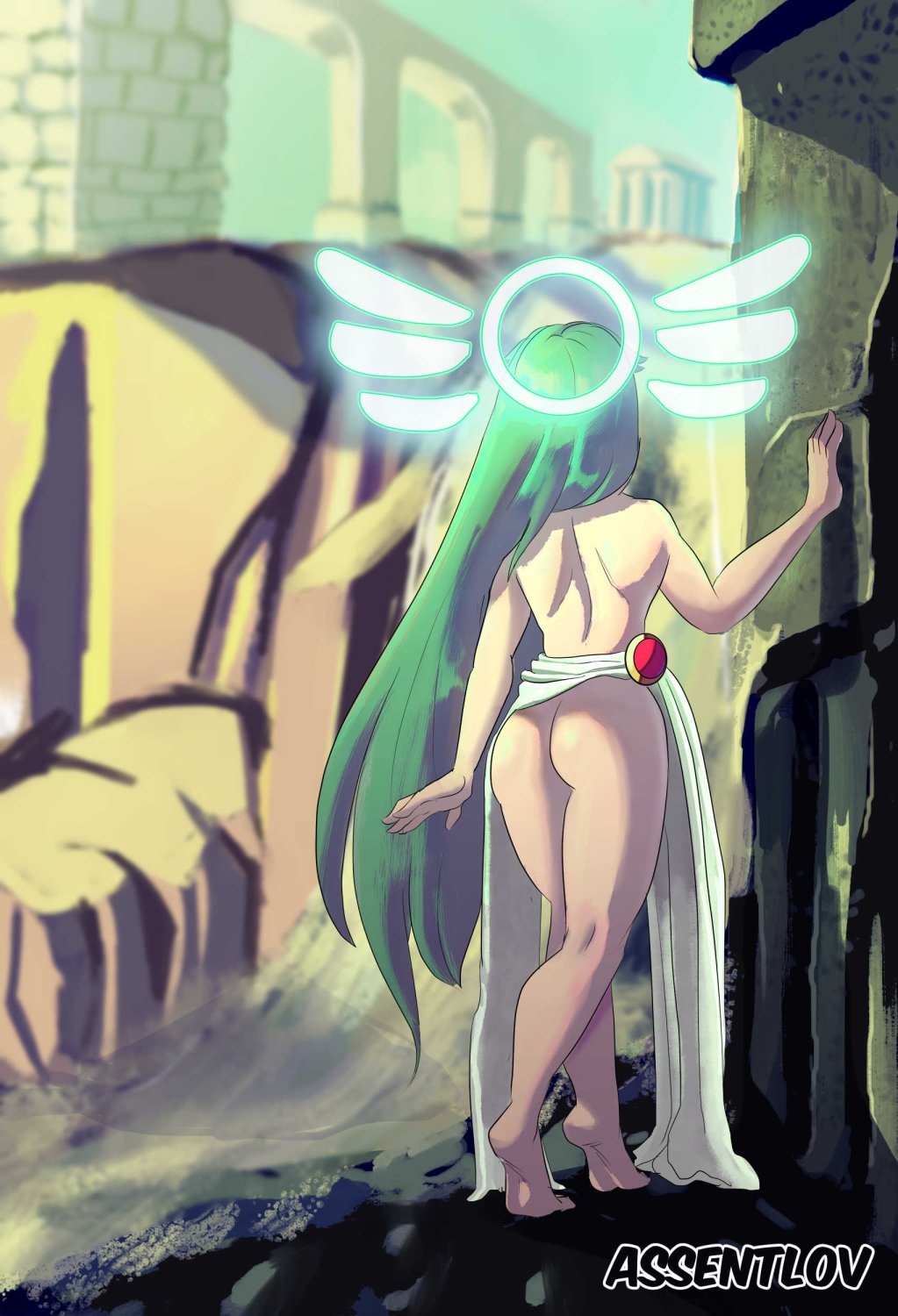 Palutena (Kid Icarus) Rule 34 Image