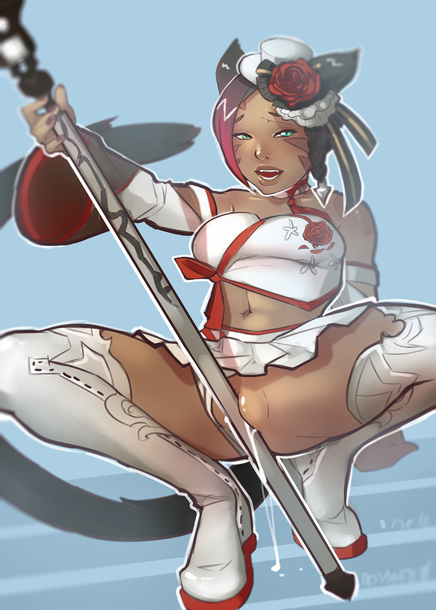 White Mage (Final Fantasy) Rule 34 Image