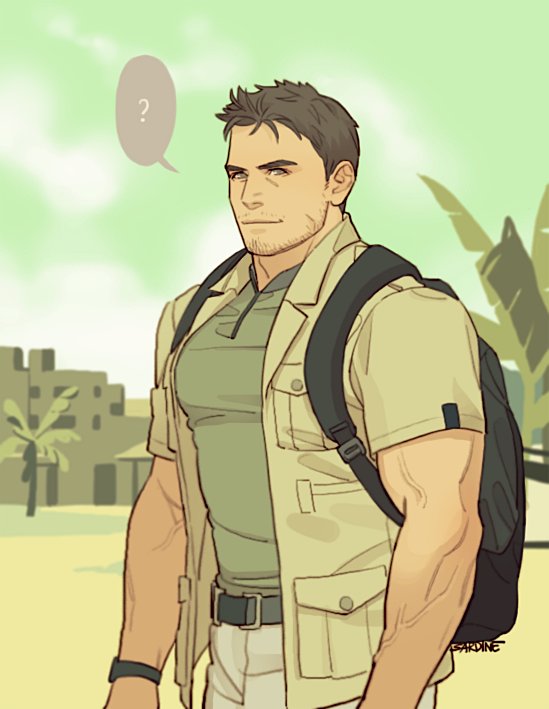 Chris Redfield (Resident Evil) Rule 34 Image