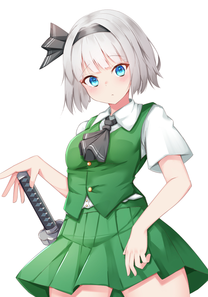 Konpaku Youmu (Touhou) Rule 34 Image