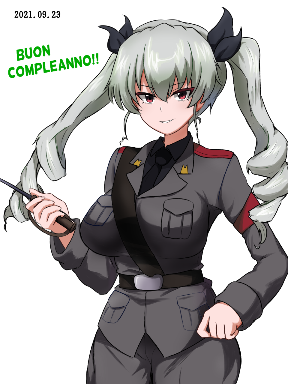 Anchovy (Girls Und Panzer) Rule 34 Image
