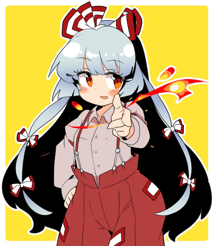 Fujiwara No Mokou (Touhou) Rule 34 Image