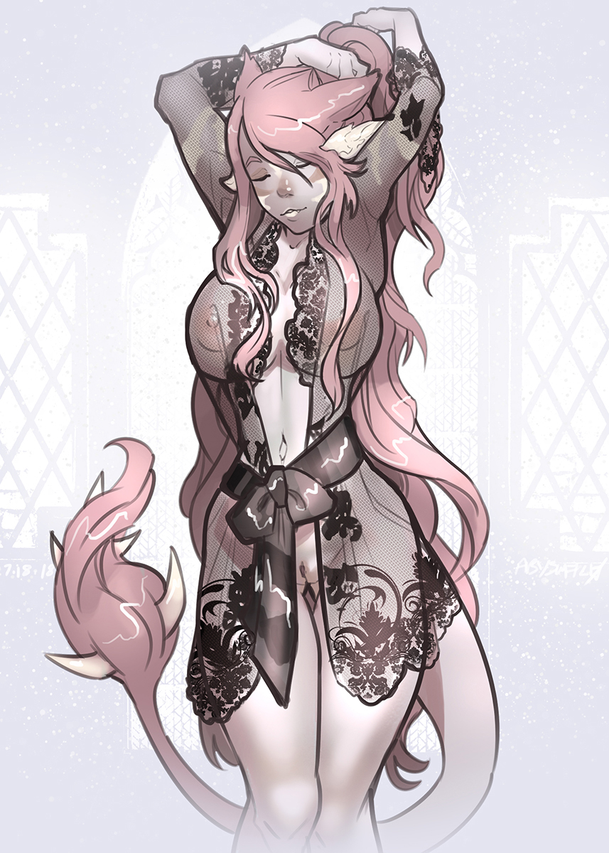 Au Ra (Final Fantasy) Rule 34 Image