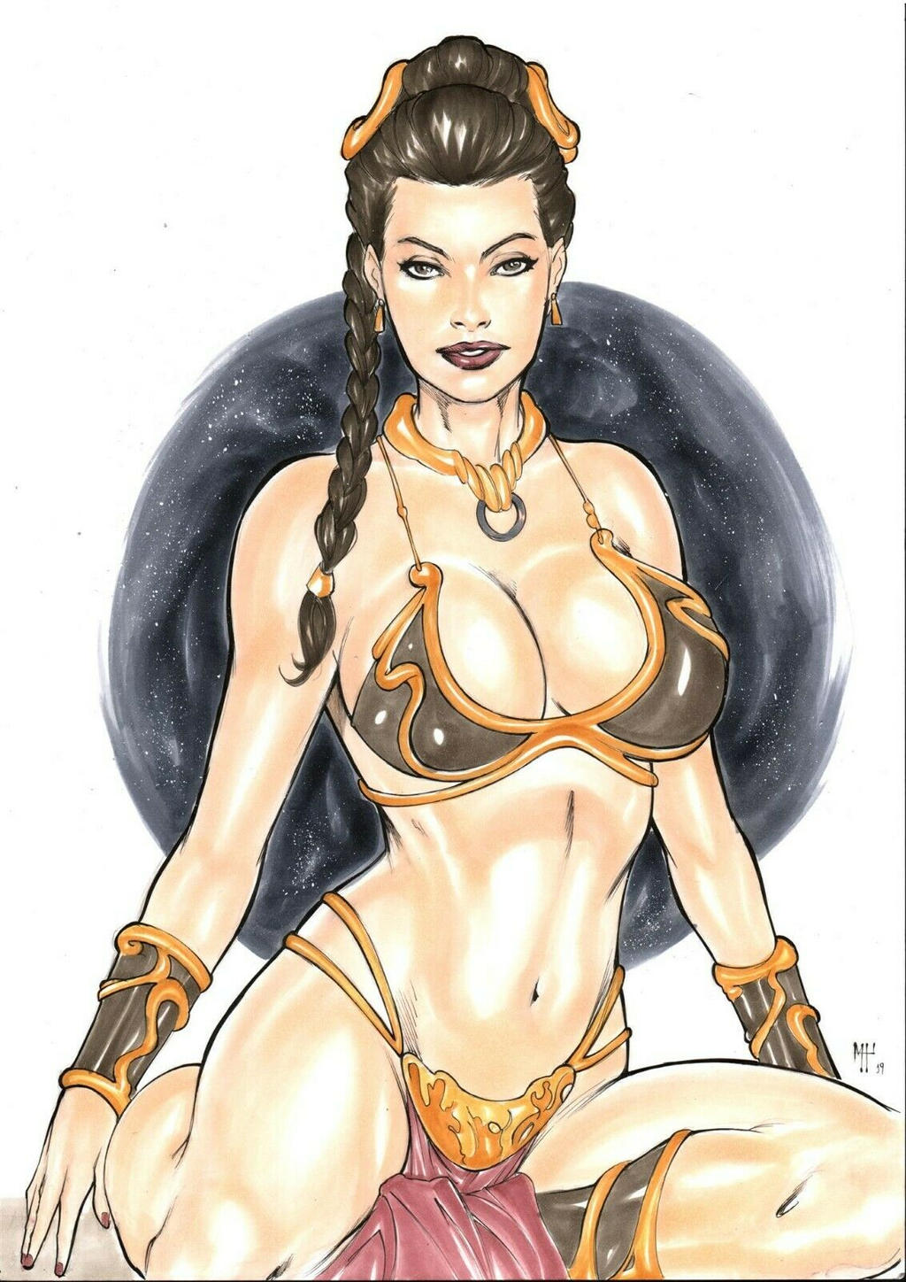 Princess Leia Organa (Return Of The Jedi) Rule 34 Image