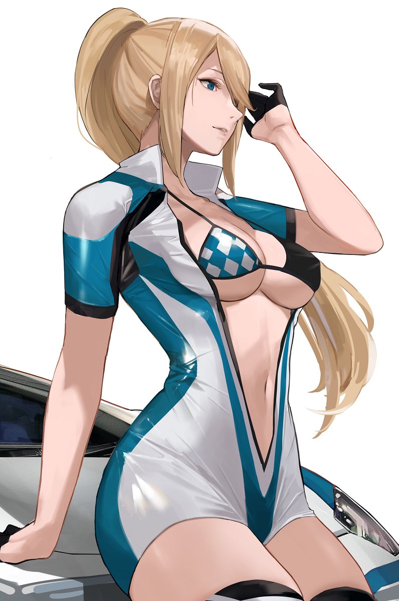 Samus Aran (Lamborghini Aventador) Rule 34 Image