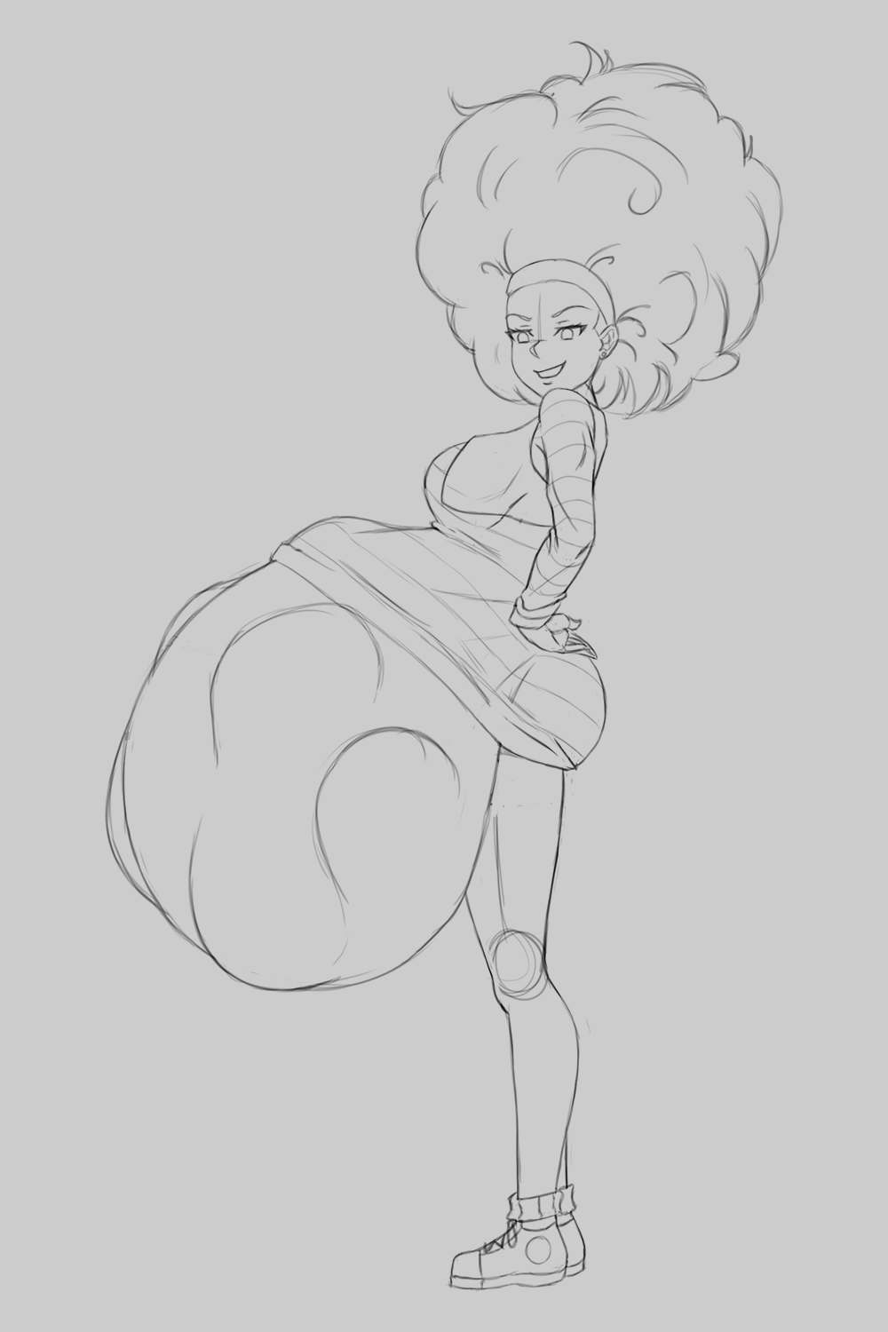 Bulma (Afro) Rule 34 Image