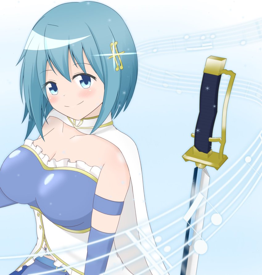 Miki Sayaka (Mahou Shoujo Madoka Magica) Rule 34 Image