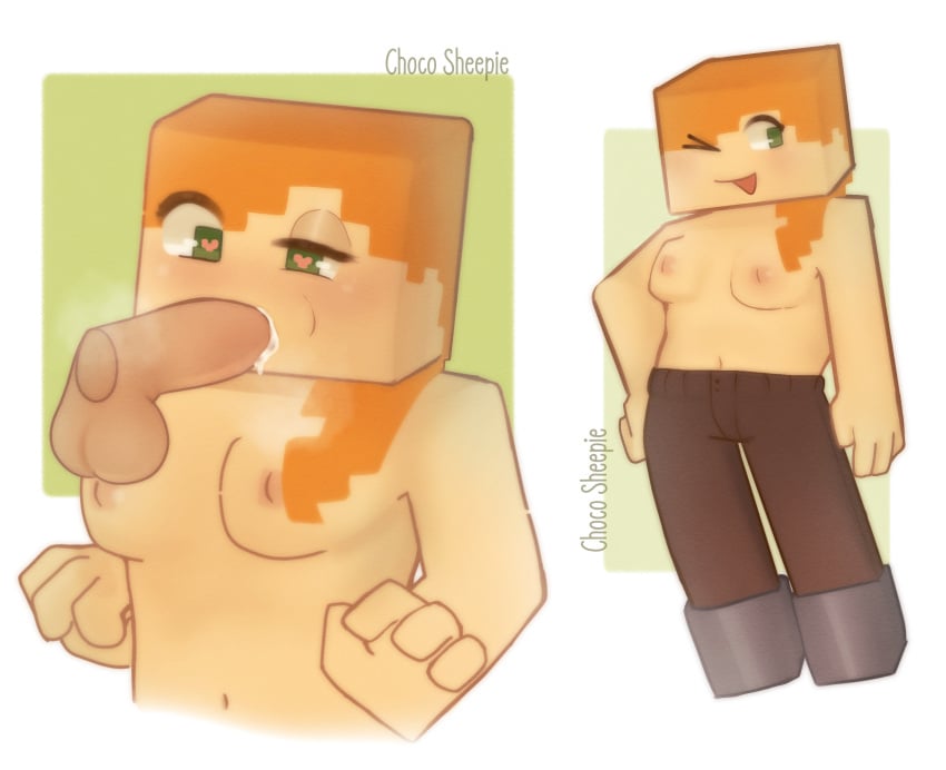 Alex (Minecraft) Rule 34 Image