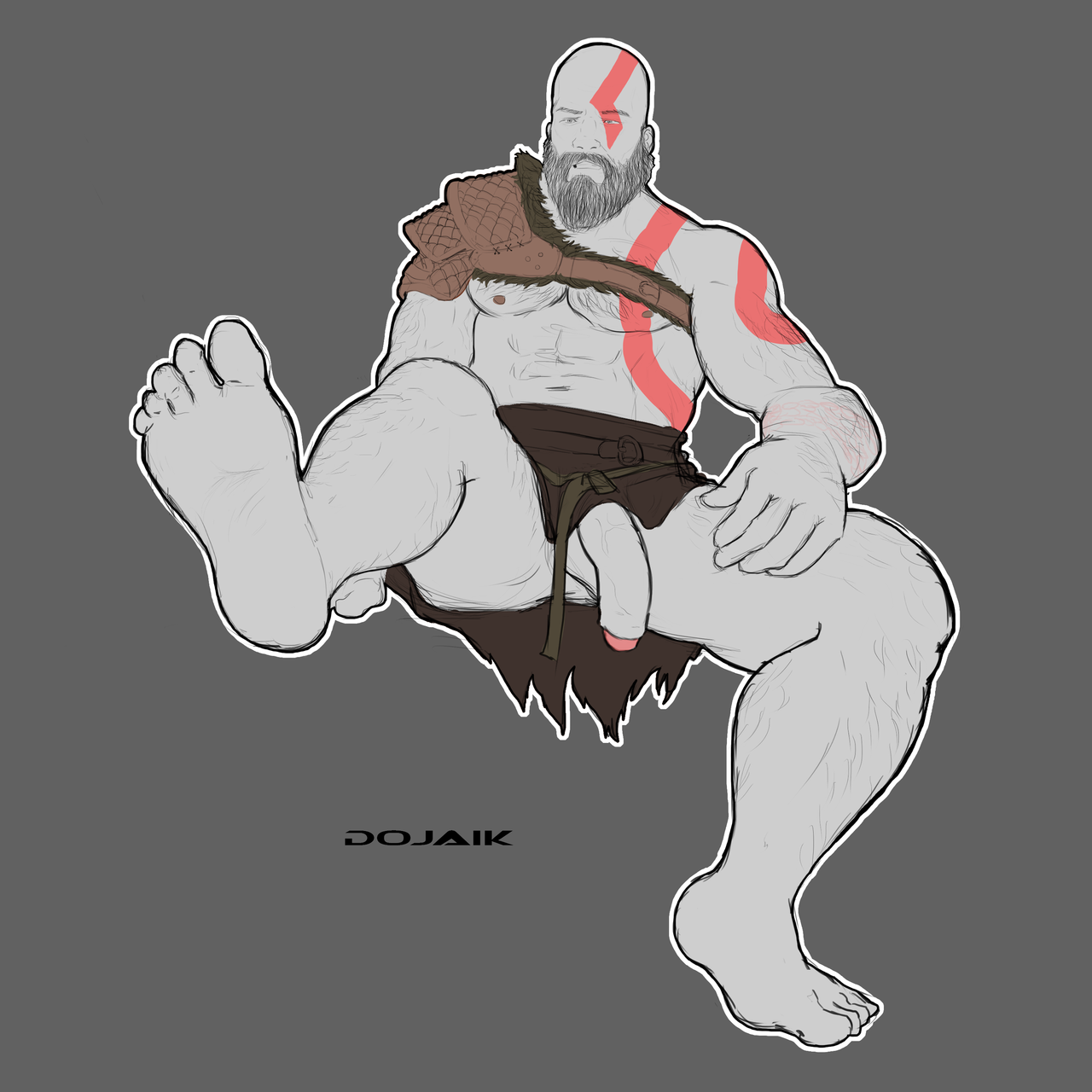 Kratos (God Of War) Rule 34 Image