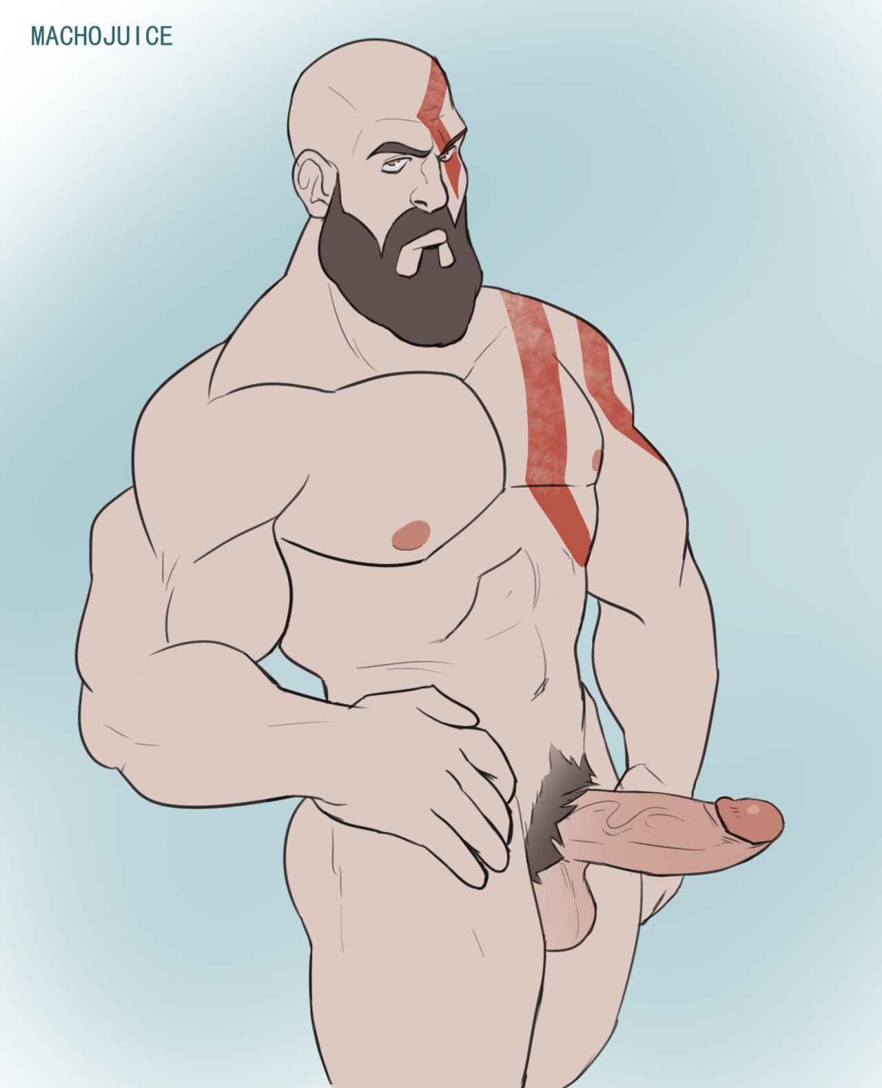 Kratos (God Of War) Rule 34 Image