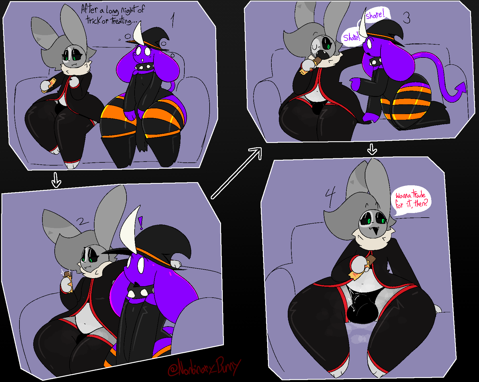 Orio (Nonbinary Bunny) Rule 34 Image