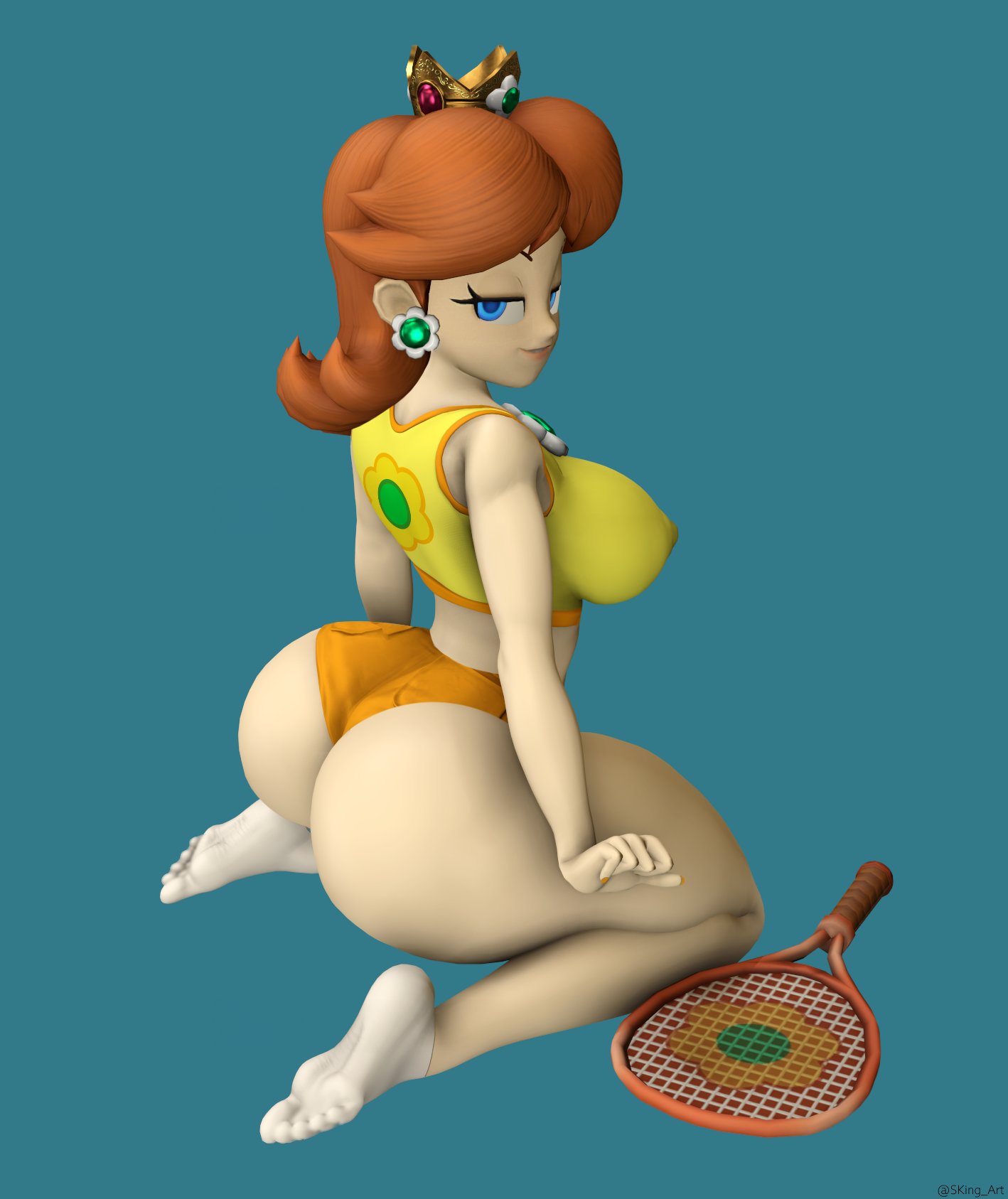 Princess Daisy (Mario (Series)) Rule 34 Image