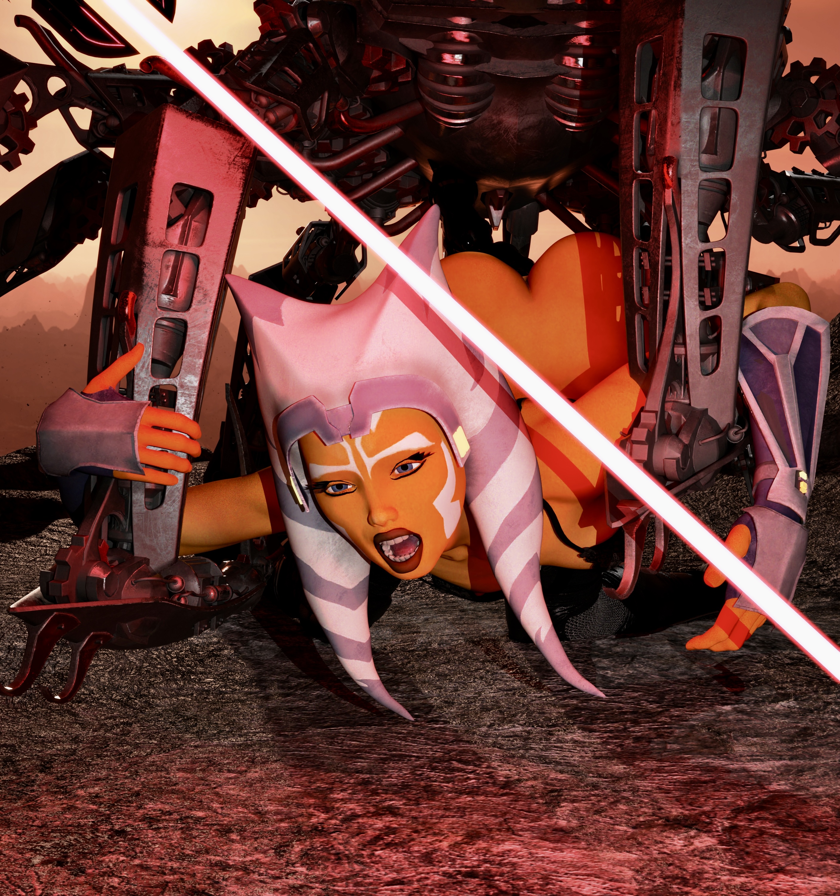 Ahsoka Tano (Star Wars) Rule 34 Image