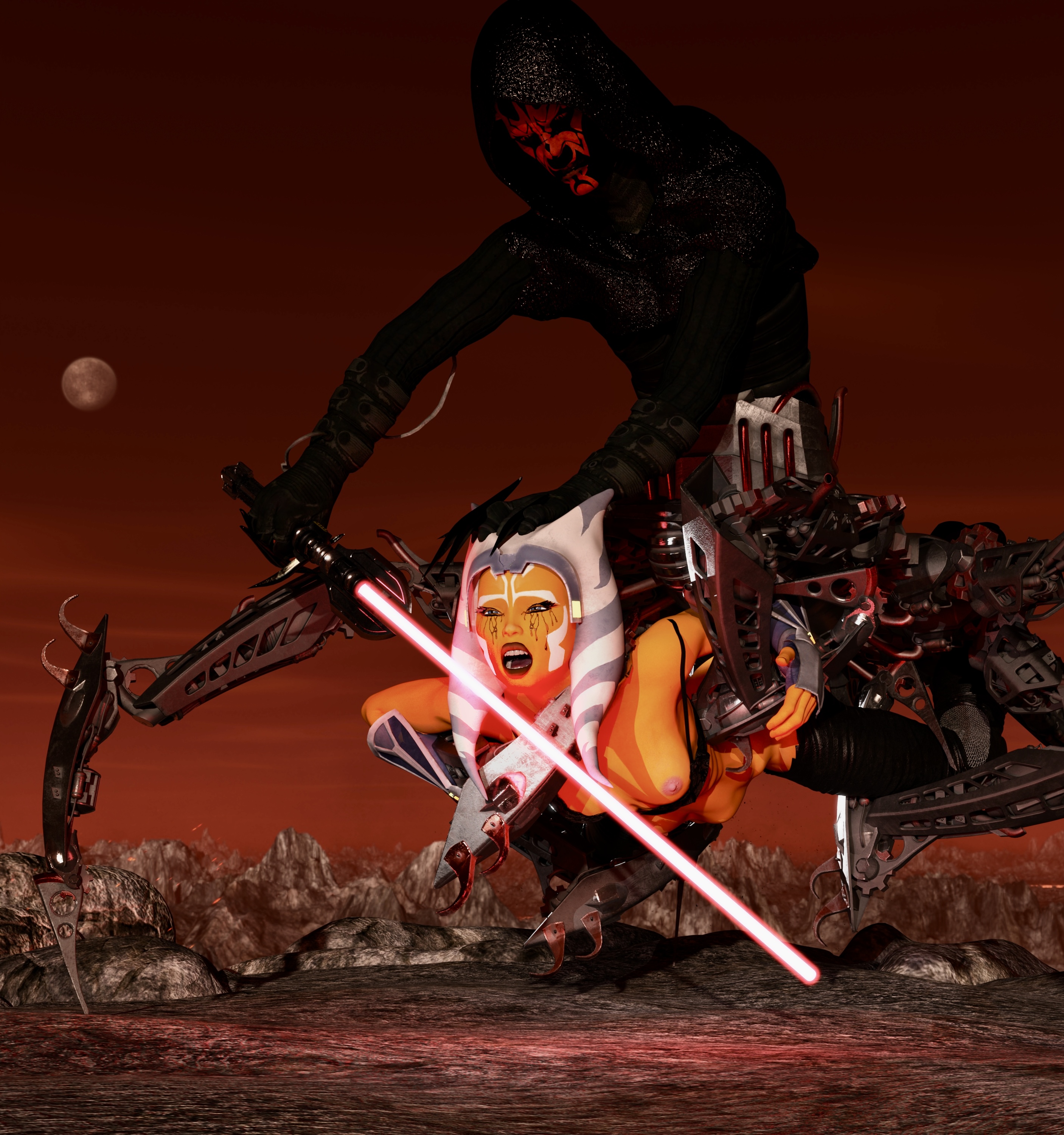 Ahsoka Tano (Star Wars) Rule 34 Image