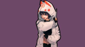 Black And Red And Purple Hair Rule 34 Image