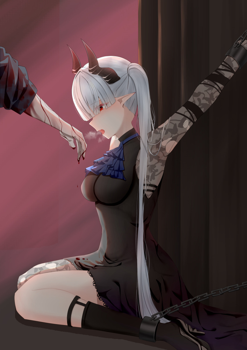 Chained Sarkaz Girl (Arknights) Rule 34 Image