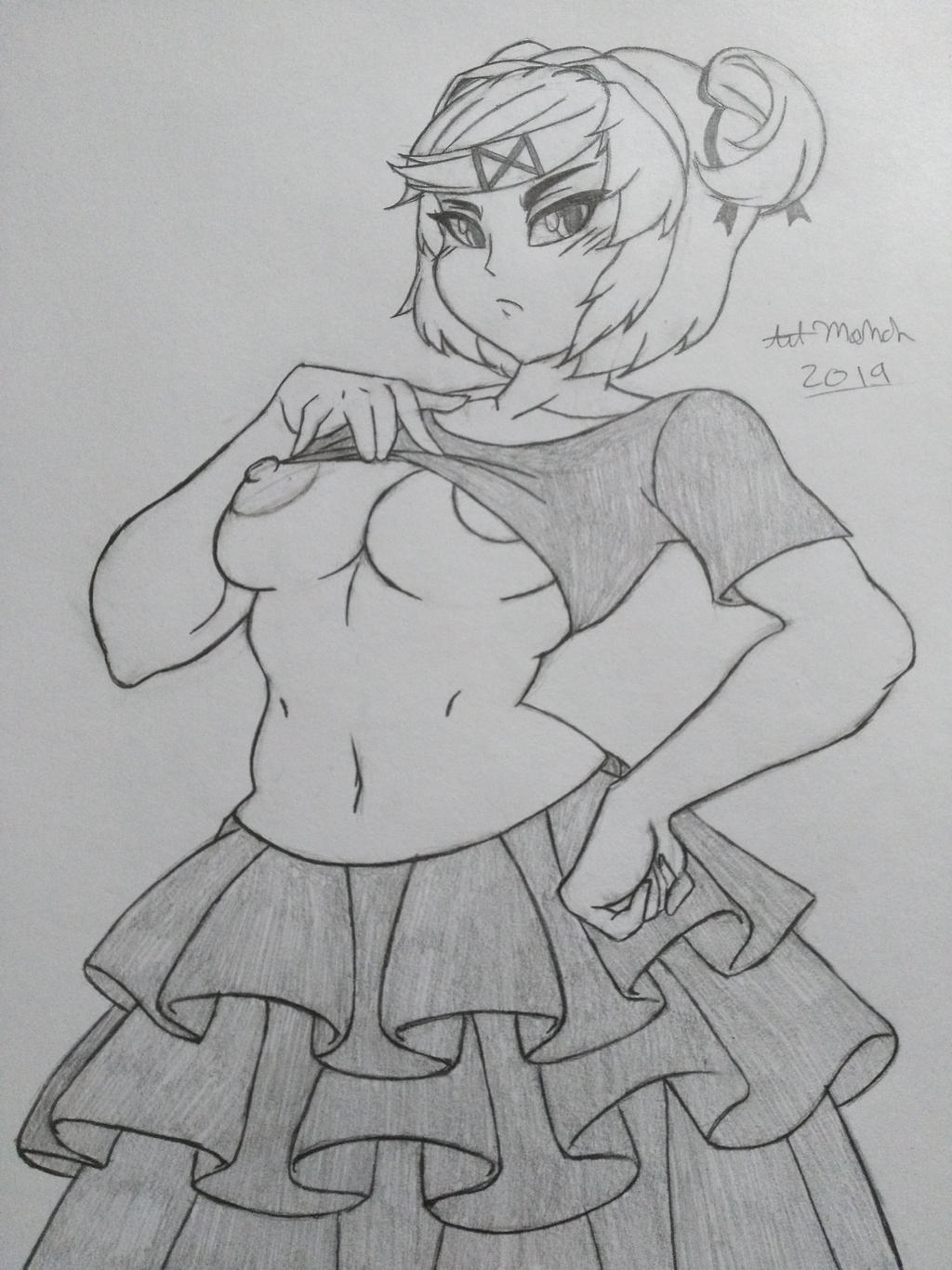Natsuki (Doki Doki Literature Club) Rule 34 Image