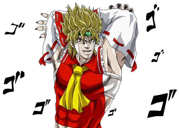 Dio Brando (Hakurei Reimu (Cosplay)) Rule 34 Image