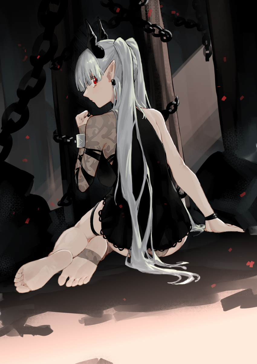 Chained Sarkaz Girl (Arknights) Rule 34 Image