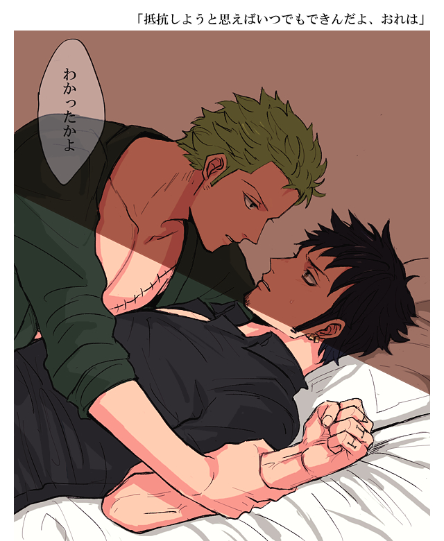 Roronoa Zoro (One Piece) Rule 34 Image