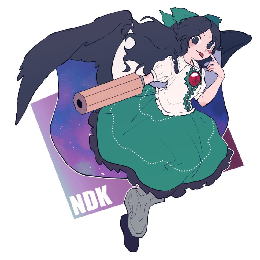 Reiuji Utsuho (Cookie (Touhou)) Rule 34 Image