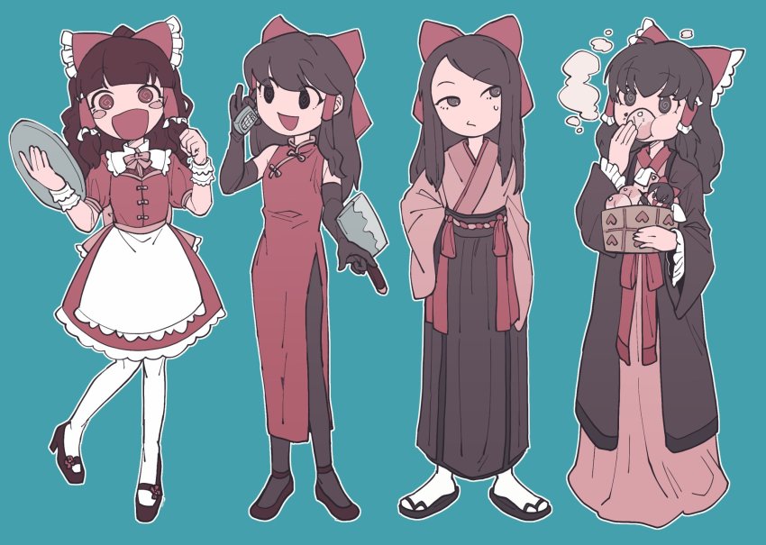 Hakurei Reimu (Cookie (Touhou)) Rule 34 Image