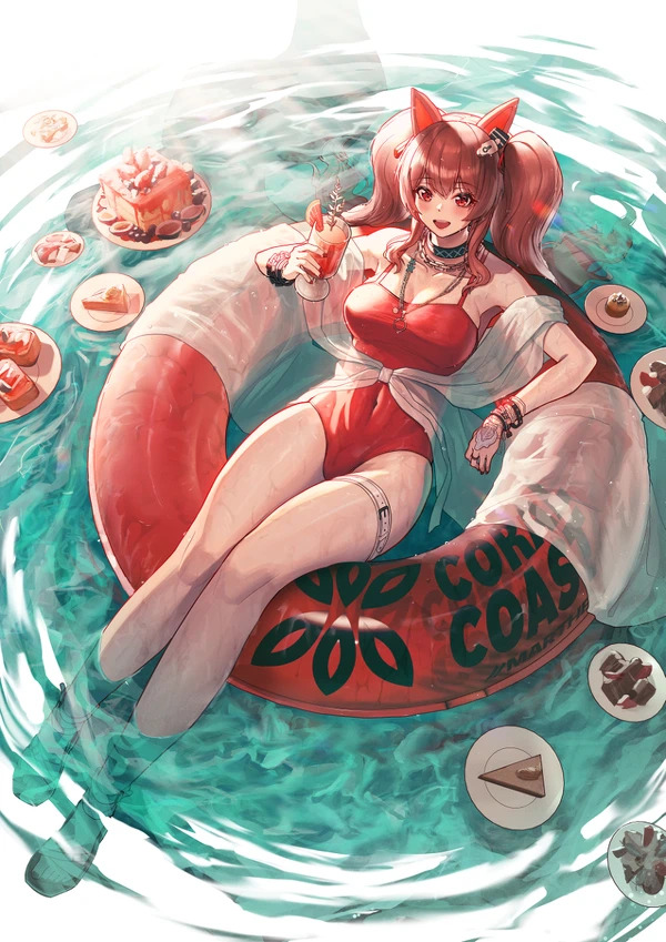 Angelina (Arknights) Rule 34 Image