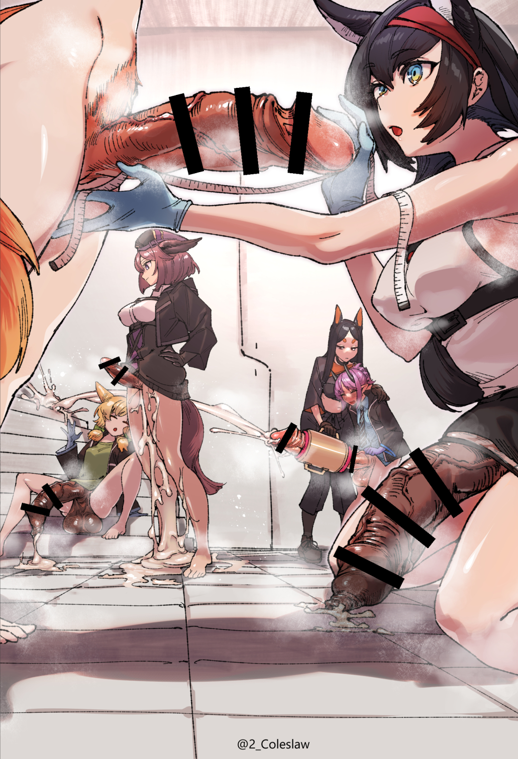 Blaze (Arknights) Rule 34 Image