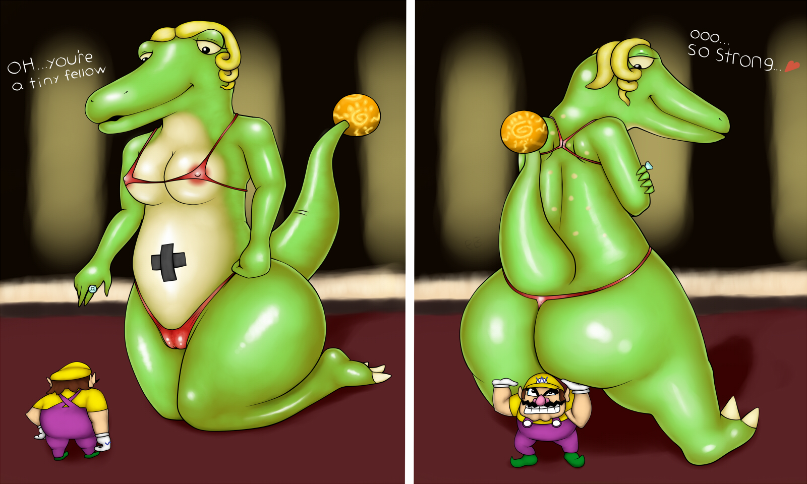 Wario (Mario (Series)) Rule 34 Image