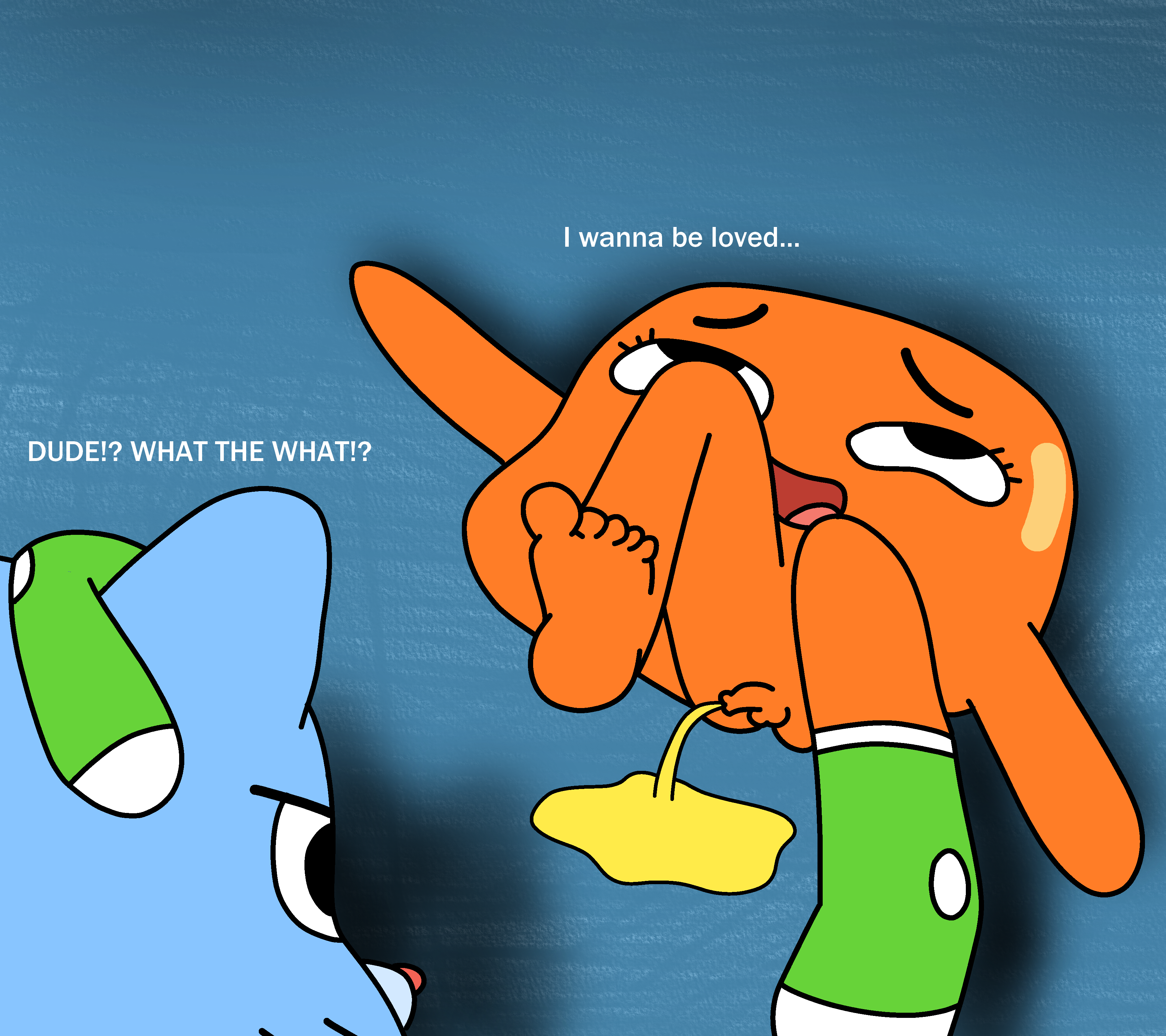 Darwin Watterson (The Amazing World Of Gumball) Rule 34 Image