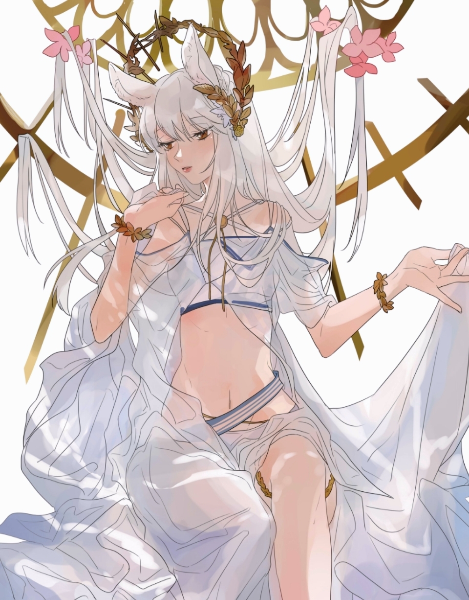 Platinum (Arknights) Rule 34 Image