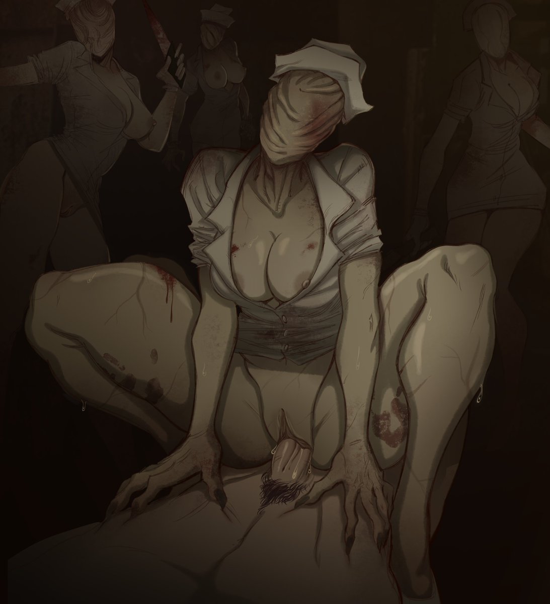 Bubble Head Nurse (Konami) Rule 34 Image