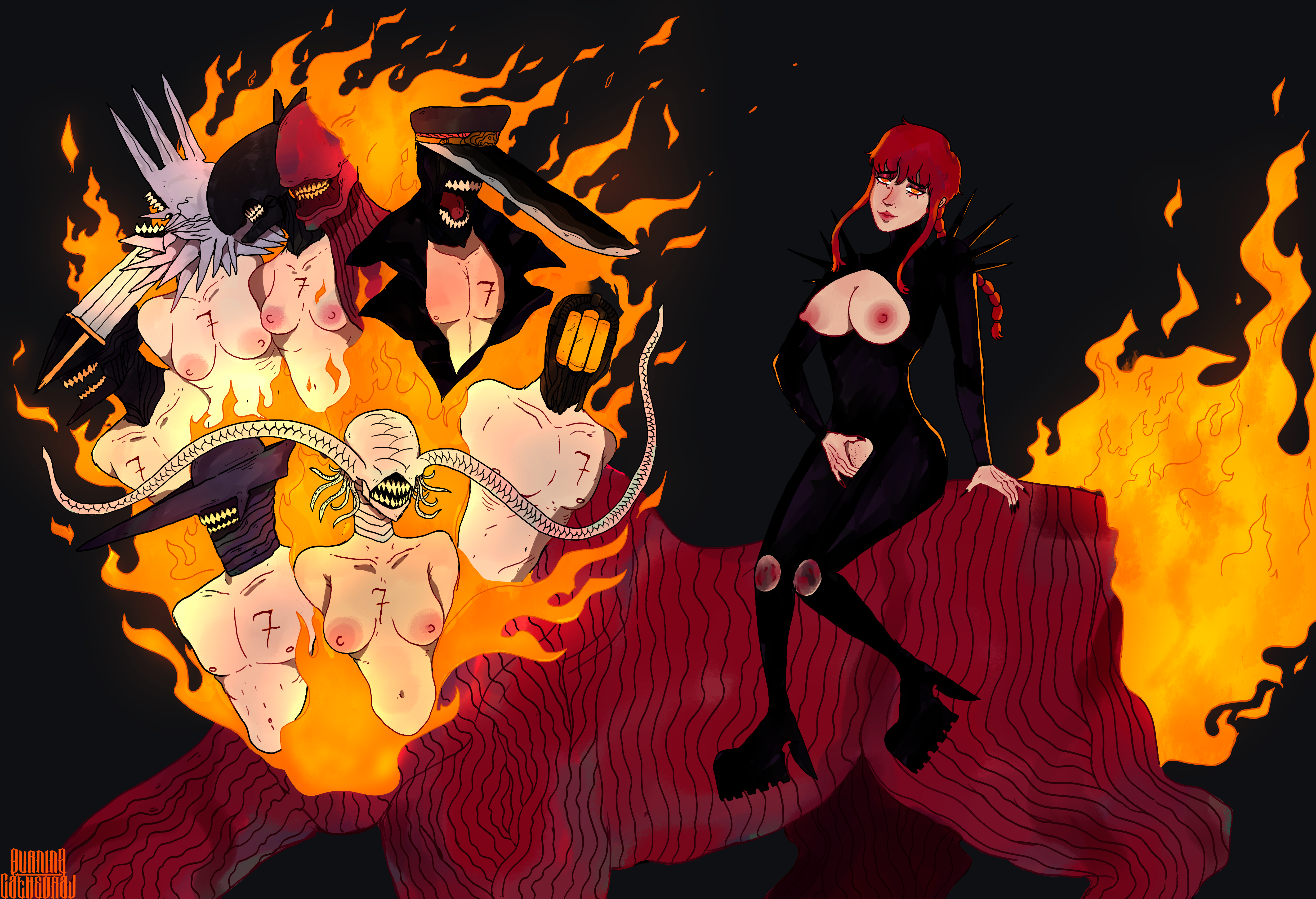 7 (Chainsaw Man) Rule 34 Image