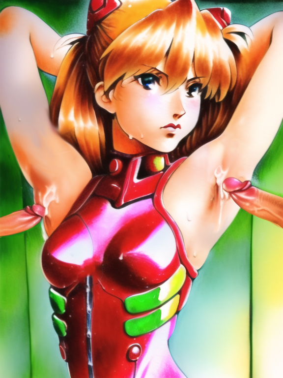 Asuka Langley Sohryu (Neon Genesis Evangelion) Rule 34 Image