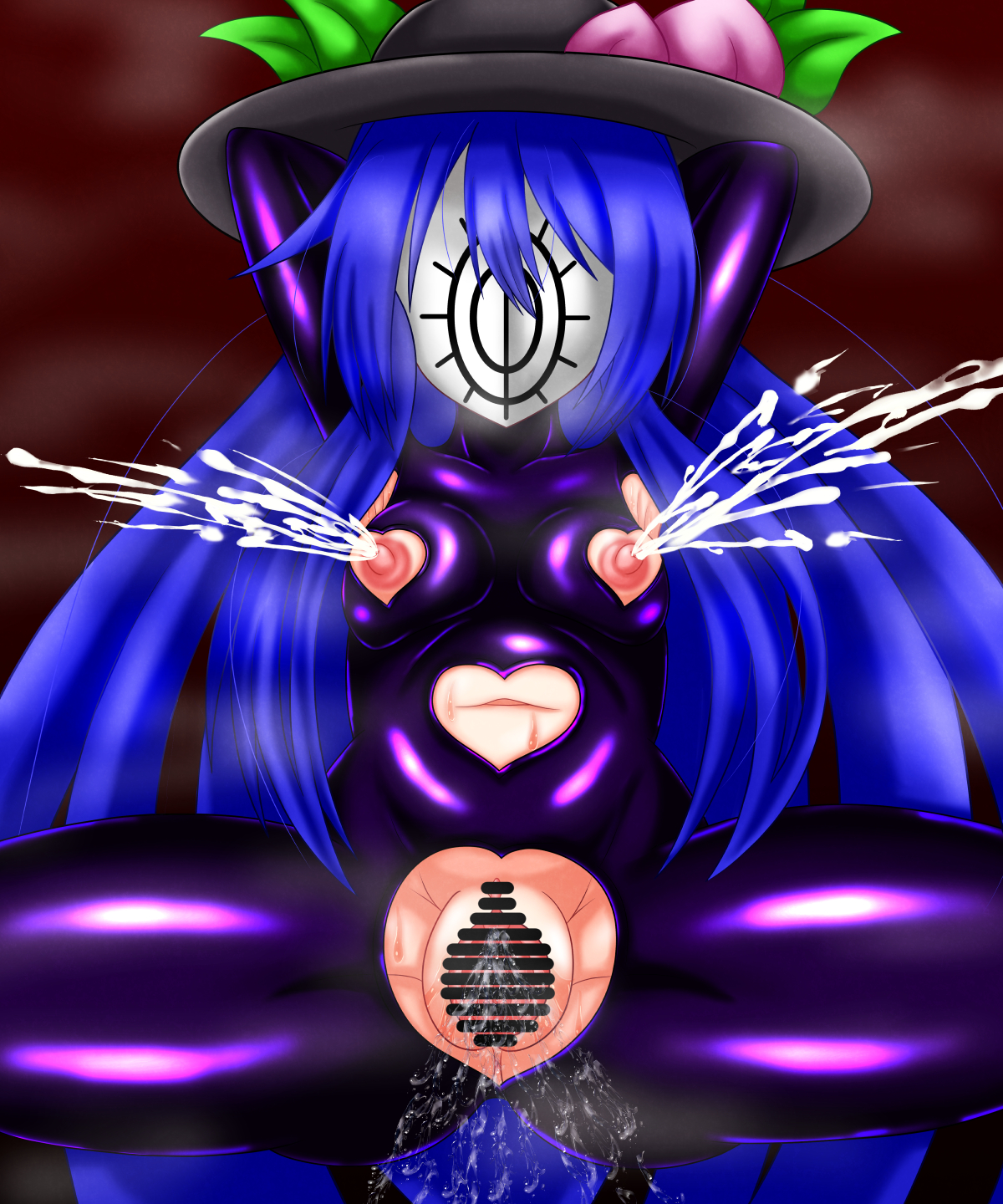 Tenshi Hinanawi (Touhou) Rule 34 Image