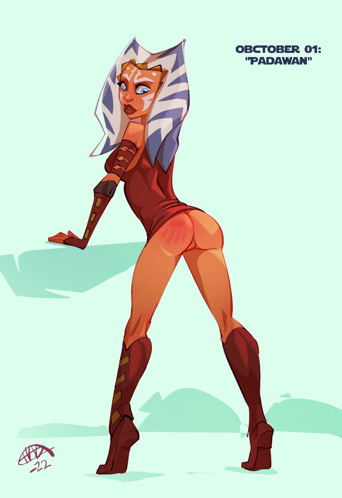 Ahsoka Tano (Star Wars) Rule 34 Image