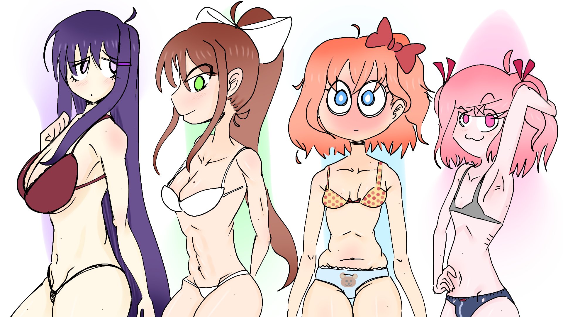 Monika (Doki Doki Literature Club) Rule 34 Image