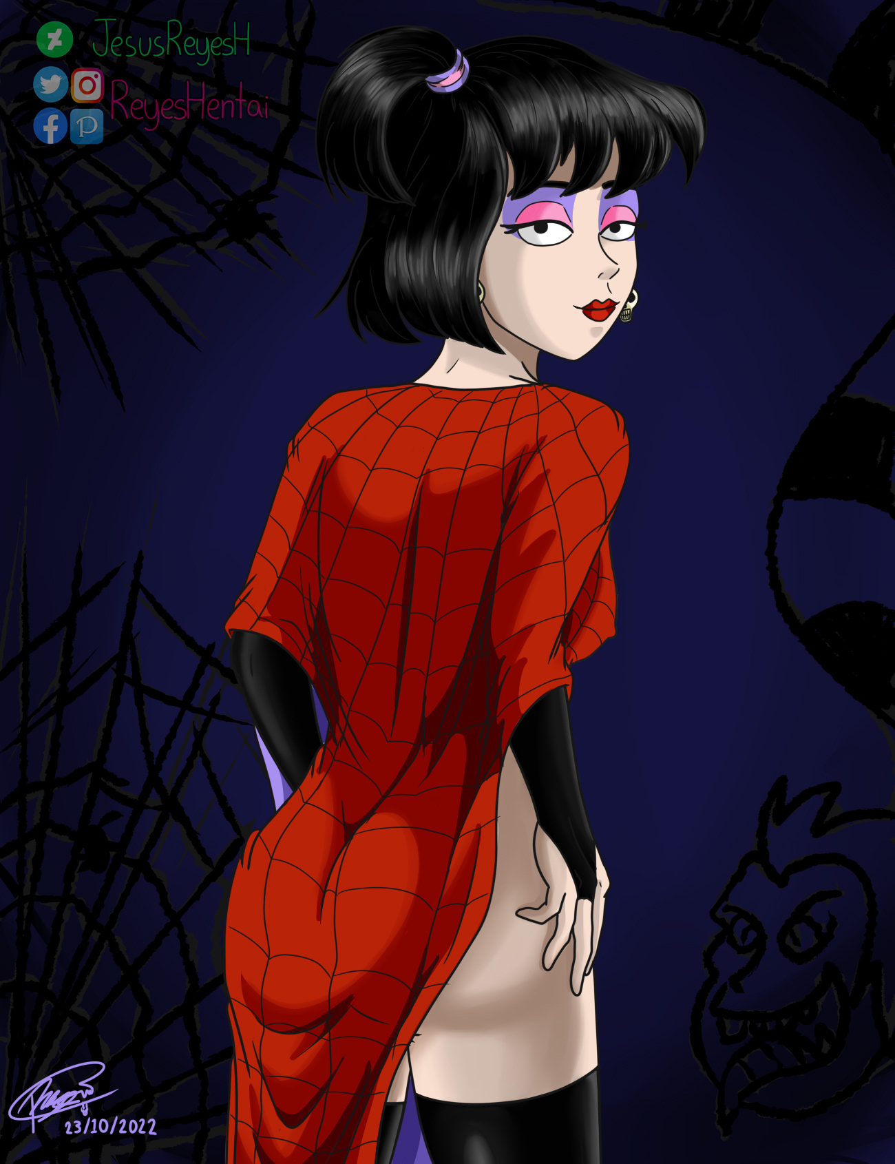 Lydia Deetz (Beetlejuice) Rule 34 Image