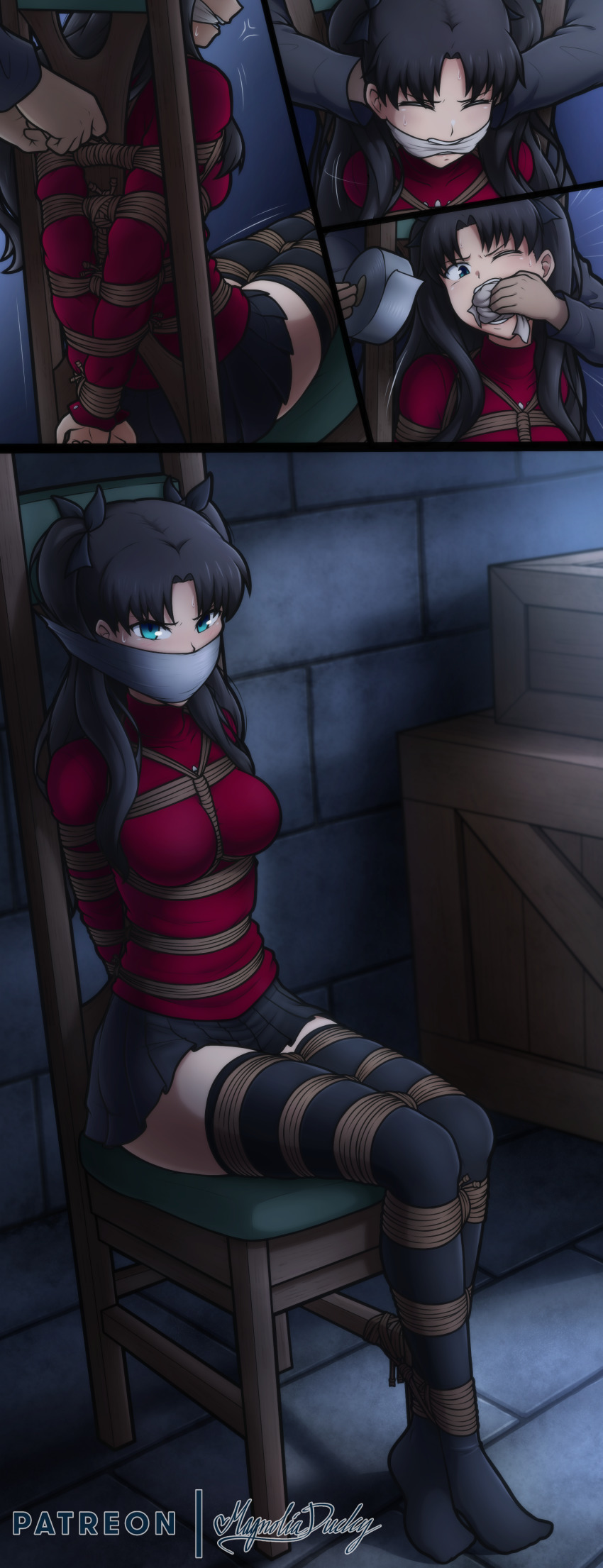 Tohsaka Rin (Fate (Series)) Rule 34 Image